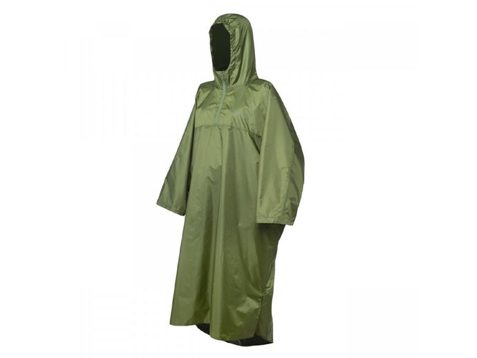 Regenmantel Trekmates Deluxe Poncho grün