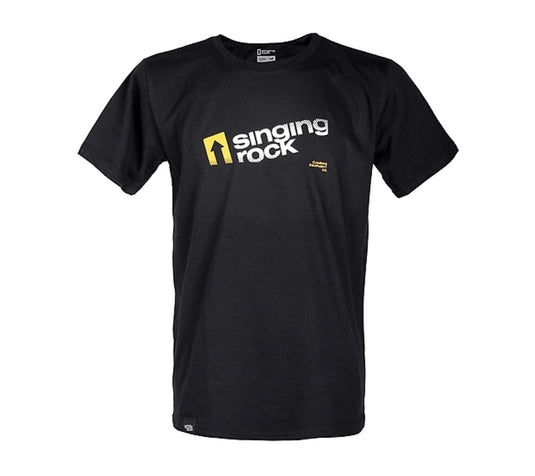 Herren-T-Shirt Singing Rock Backbone Arrow