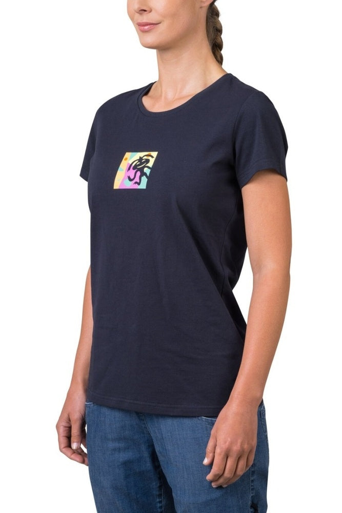 Laden Sie das Bild in Galerie -Viewer, Damen-T-Shirt Rafiki Mello Tusche
