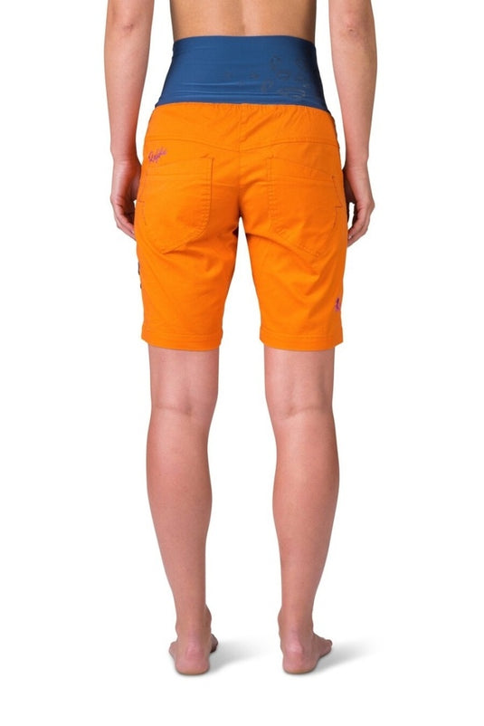 Damen-Klettershorts Rafiki Muriel Celosia Orange