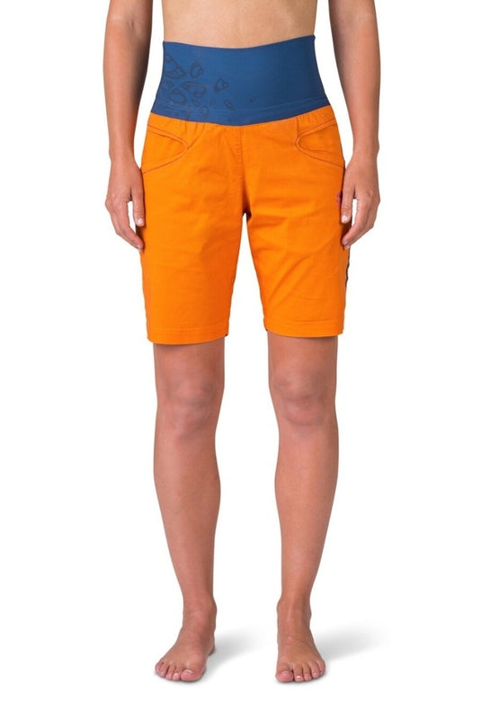 Damen-Klettershorts Rafiki Muriel Celosia Orange