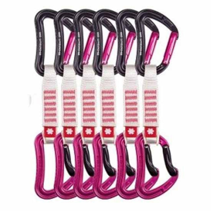 Express-Set Ocún Raven QD Zoom PA 15/22 mm 6er-Pack rosa 12 cm