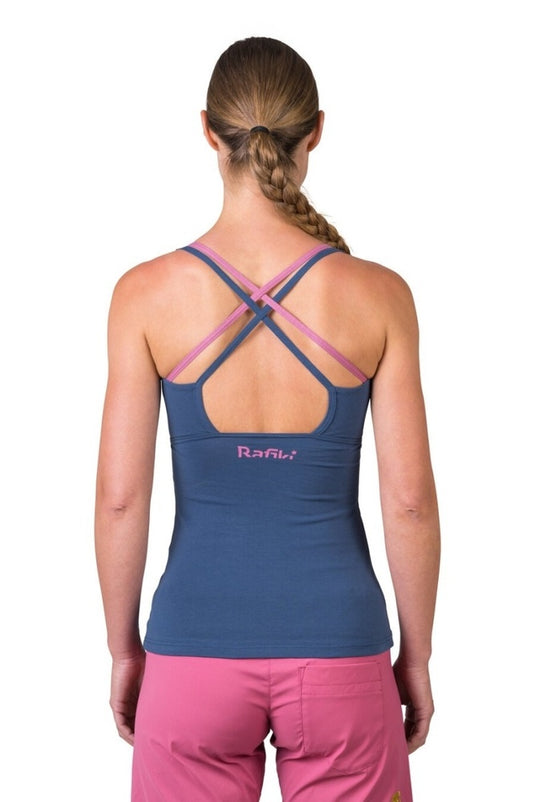 Sport-Tanktop für Damen Rafiki Suesca CTN Ensign Blau