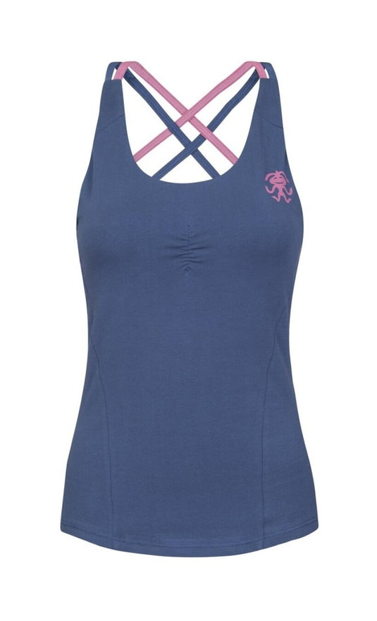 Sport-Tanktop für Damen Rafiki Suesca CTN Ensign Blau