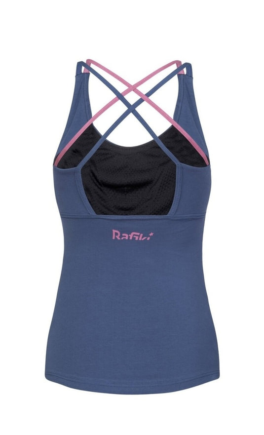 Sport-Tanktop für Damen Rafiki Suesca CTN Ensign Blau