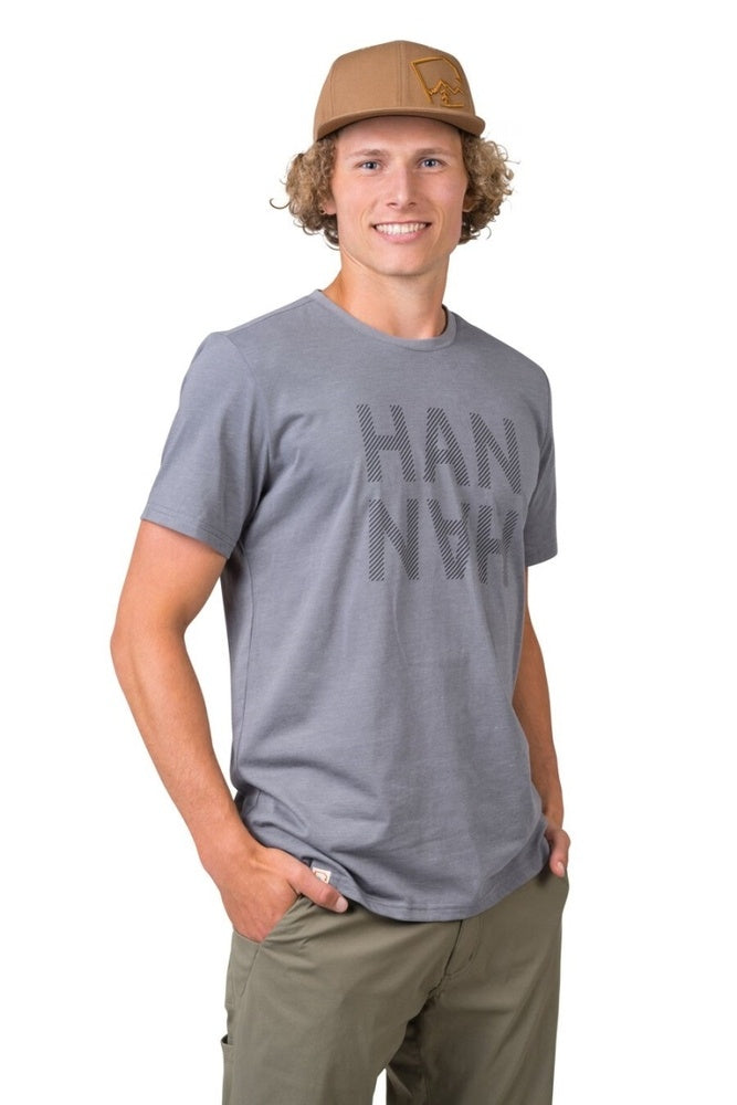 Laden Sie das Bild in Galerie -Viewer, Herren T-Shirt Hannah Grem stahlgrau mel (schwarz)
