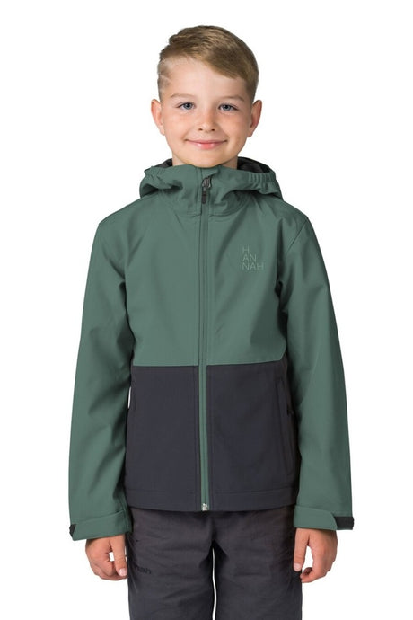 Softshelljacke für Jungen Hannah Wat JR dunkelwald/anthrazit