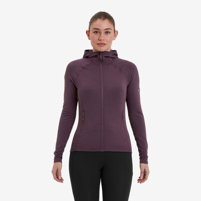 Damen-Sweatshirt Montane Fem Protium Lite Hoodie Maulbeere