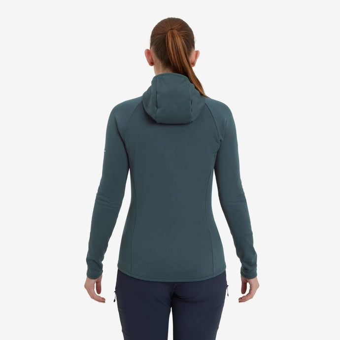 Damen-Sweatshirt Montane Fem Protium Hoodie Deep Forest