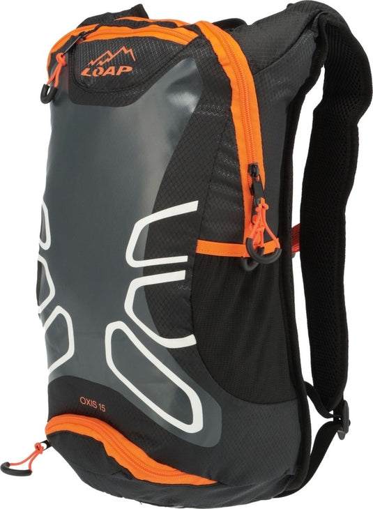 Touristen-/Radrucksack Loap Oxis 15L schwarz/orange