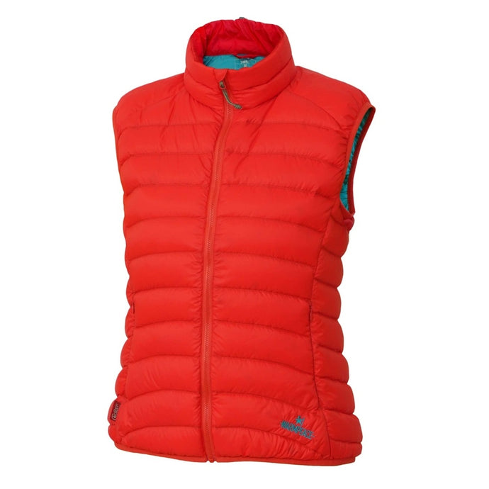 Damenweste Warmpeace Swan Lady rot/frisches Blau