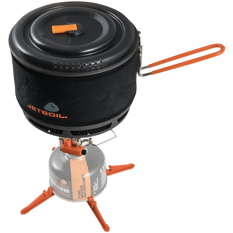 Laden Sie das Bild in Galerie -Viewer, Keramiktopf JetBoil Ceramic FluxRing Cook Pot Carbon 1500ml
