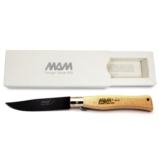 Feststellmesser mit Schloss MAM Douro 5004 Black Titanium 7,5 cm Buche