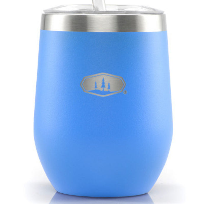 Becher GSI Glacier Stainless Tumbler blaue Aster