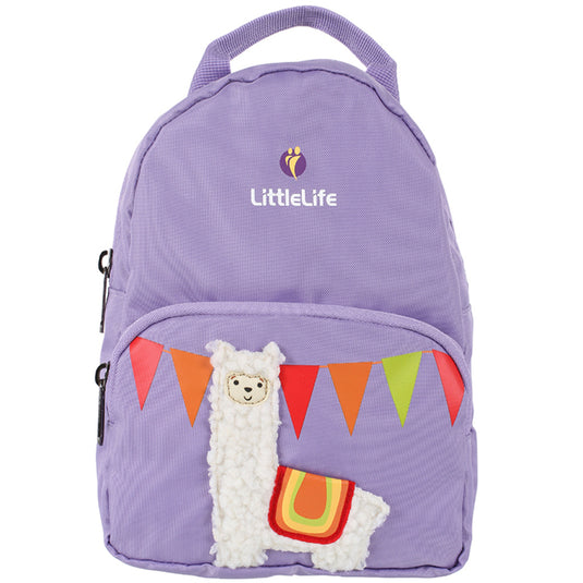 LittleLife Kleinkind-Rucksack 2l – Friendly Faces, Lama