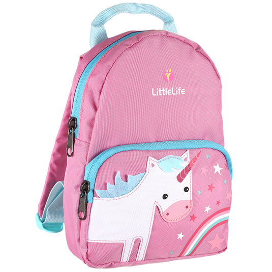 LittleLife Kleinkind-Rucksack 2l – Freundliche Gesichter, Einhorn