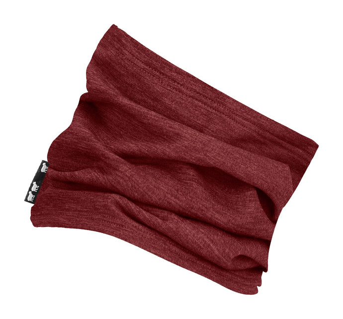 ORTOVOX Light Fleece Halswärmer Dunkles Blut