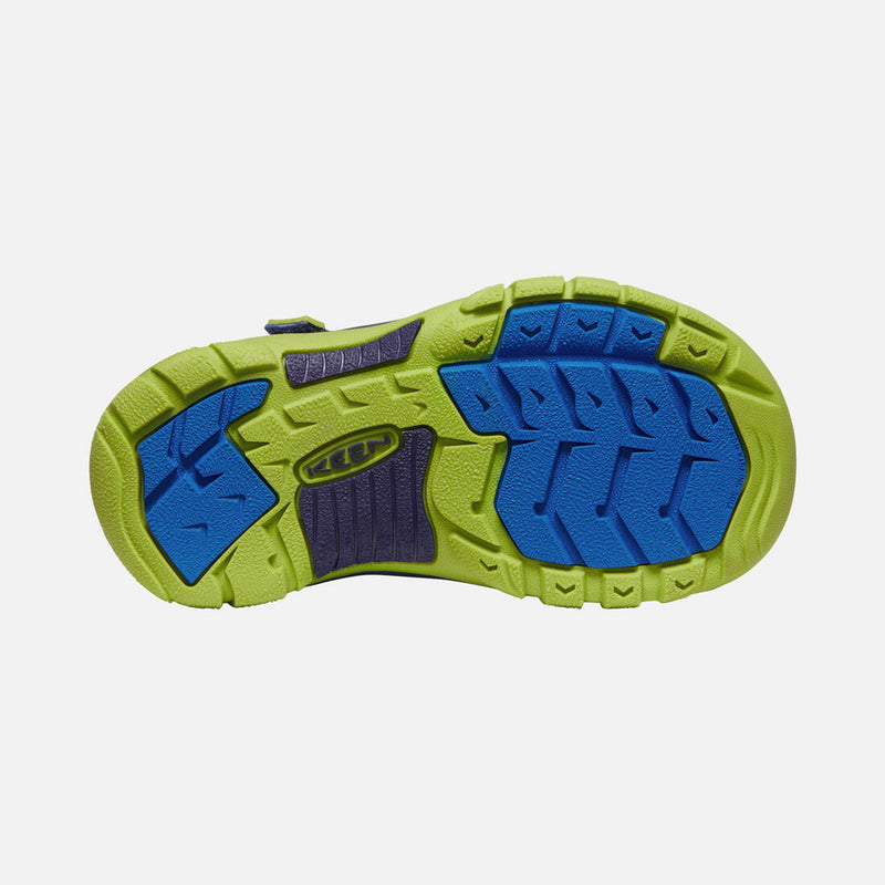 Laden Sie das Bild in Galerie -Viewer, Kindersandalen Keen Newport H2 Kinder blaue Tiefen/Chartreuse
