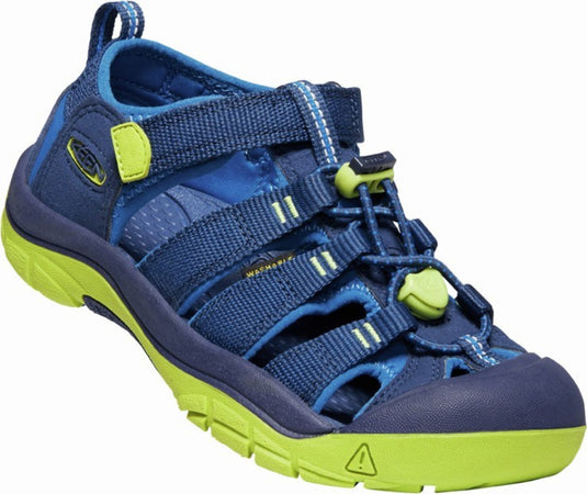 Kindersandalen Keen Newport H2 Youth blaue Tiefen/Chartreuse