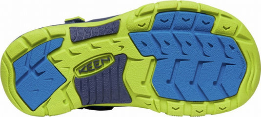 Kindersandalen Keen Newport H2 Youth blaue Tiefen/Chartreuse