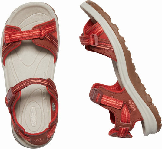 Damensandalen Keen Terradora II Open Toe Sandal W dunkelrot/koralle