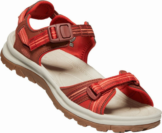 Damensandalen Keen Terradora II Open Toe Sandal W dunkelrot/koralle