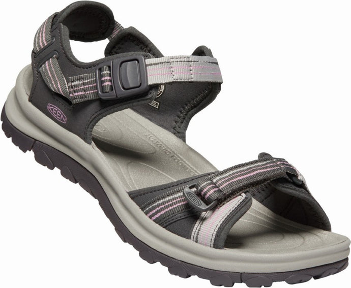 Damensandalen Keen Terradora II Open Toe Sandal W dunkelgrau/dämmerungsrosa