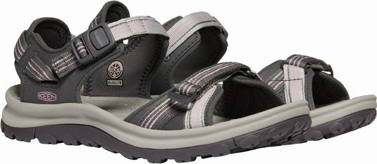 Damensandalen Keen Terradora II Open Toe Sandal W dunkelgrau/dämmerungsrosa