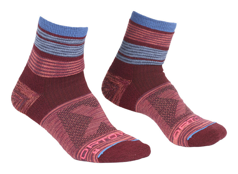 Laden Sie das Bild in Galerie -Viewer, Damensocken Ortovox All Mountain Quarter Socks Warm mehrfarbig
